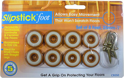 SlipStick Feet - Carmel, 1 inch