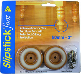 Slipstick Feet - Carmel, 2 inches