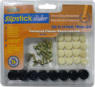 Slipstick Feet - Black, .75 inch