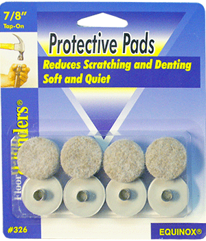 Tap-On Protective Felt Pad - .88 Inch